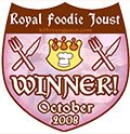 Royal Foodie Joust Winner!